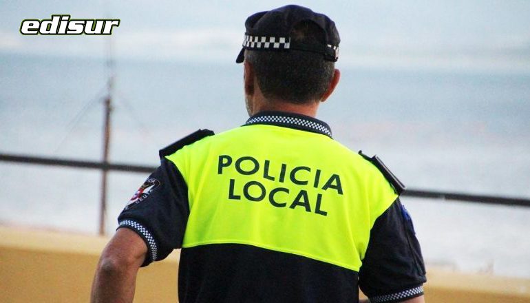 Policía local en Huelva