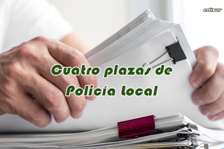 Cuatro plazas de Policía Local en el Ayuntamiento de Adra, Almería